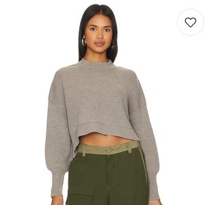 Free People Easy Street Crop Pullover